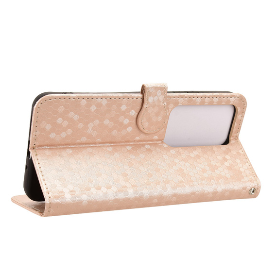 Flip case for Xiaomi Redmi Note 14 4G, Wallet Rhombus, black