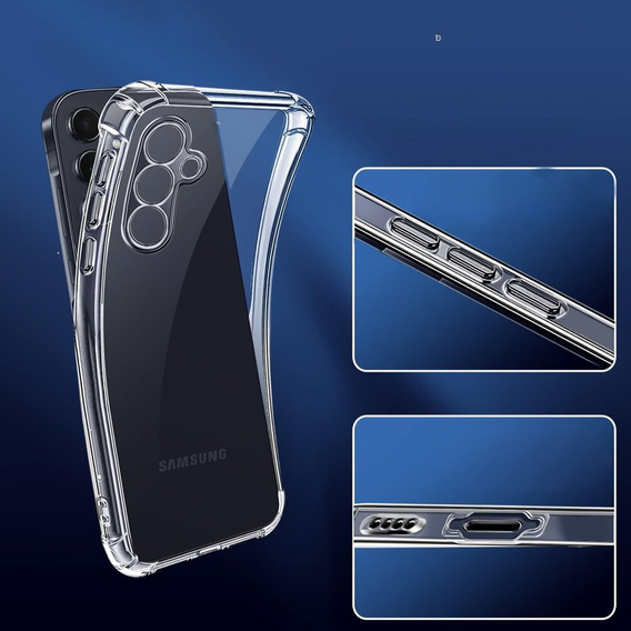 Case for Samsung Galaxy M55 5G, Dropproof, transparent