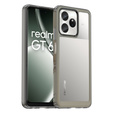 Case for Realme GT 6 / 6T, Fusion Hybrid, transparent / black