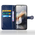 Flip case for Motorola Moto G56 5G, Wallet Rhombus, blue