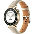 Natural leather strap for watches with 18mm attachment width