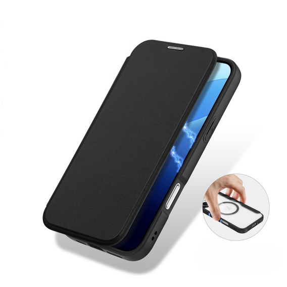 Dux Ducis Case for iPhone 16 Pro Max, Skin X Pro, MagSafe, black