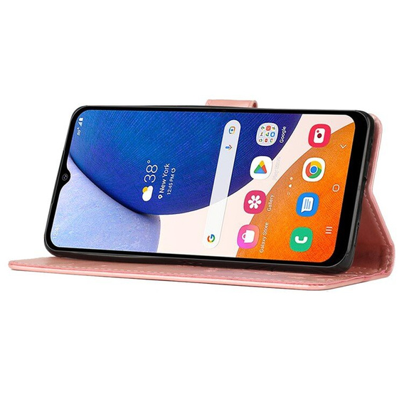 Flip case for Samsung Galaxy A55 5G, Wallet, Butterfly, purple
