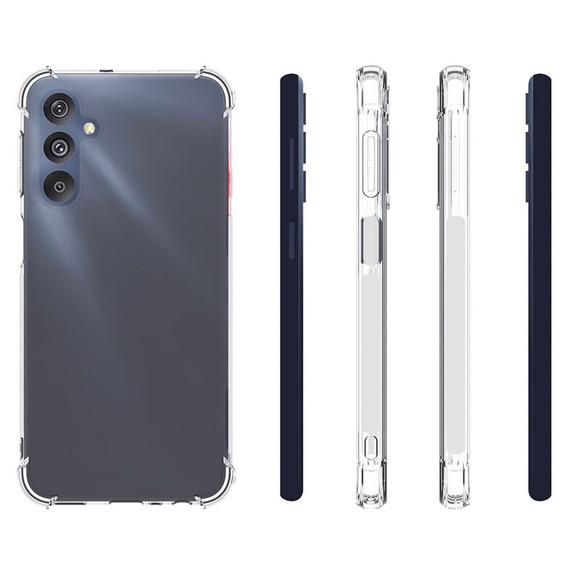 Case for Samsung Galaxy M34, Dropproof, transparent
