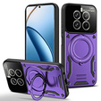 Armored Case for Realme 12 Pro 5G / 12 Pro+ 5G, Magnetic Ring, purple