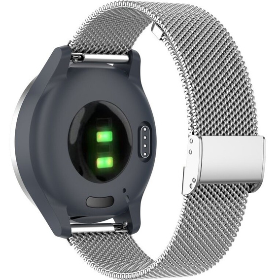 Milanese bracelet 18mm for Garmin Vivoactive 4S, Black