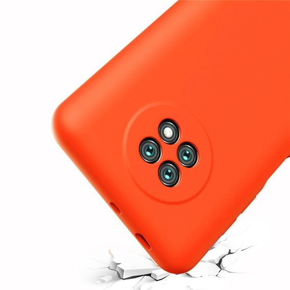 Case for Xiaomi Redmi Note 9T 5G, Silicone Lite, red