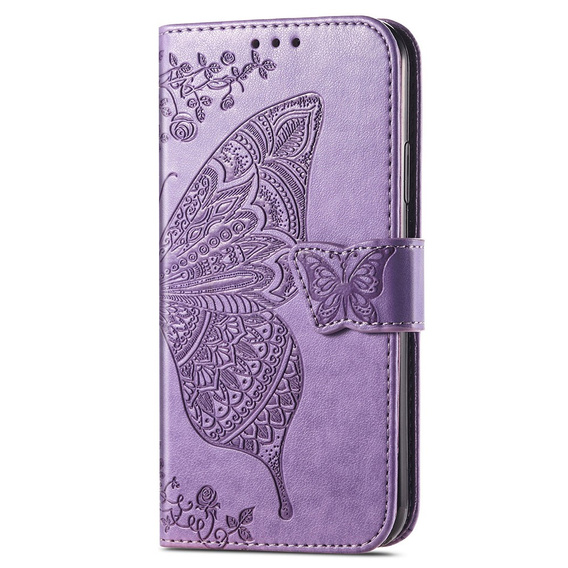 Flip case for Xiaomi 14T, Butterfly, purple