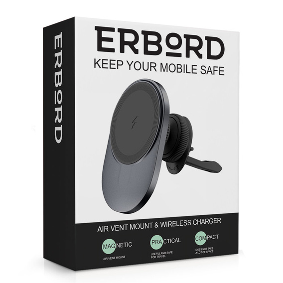 ERBORD CW01 Car Holder Inductive Charger for MagSafe
