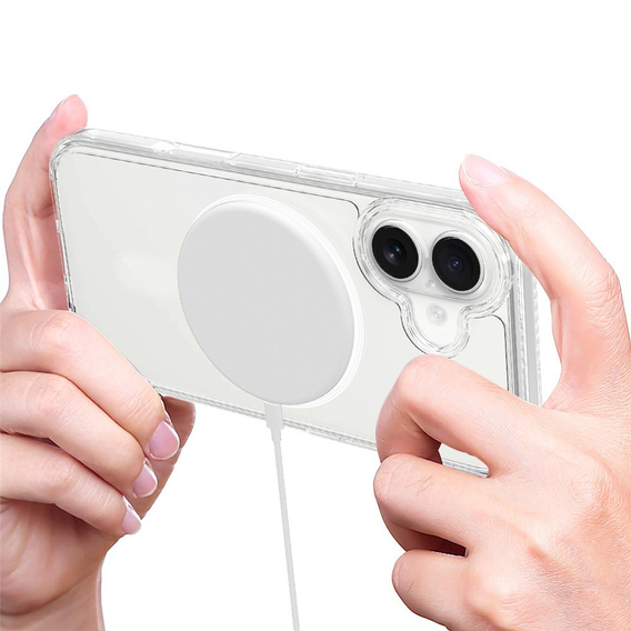 Case for iPhone 17, for MagSafe, transparent