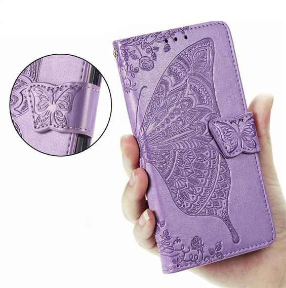 Flip case for OnePlus Nord 4, Butterfly, purple