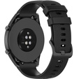 Silicone strap for Huawei Watch GT Runner / GT 3 46mm, Black