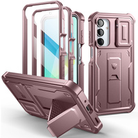 Armored case for Samsung Galaxy A16, Dexnor Full Body (Two Frames), pink