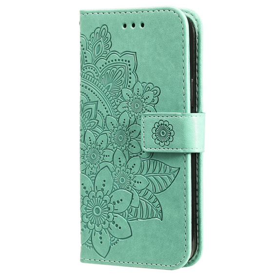 Flip case for Xiaomi Redmi Note 13 Pro 5G, Mandala, green