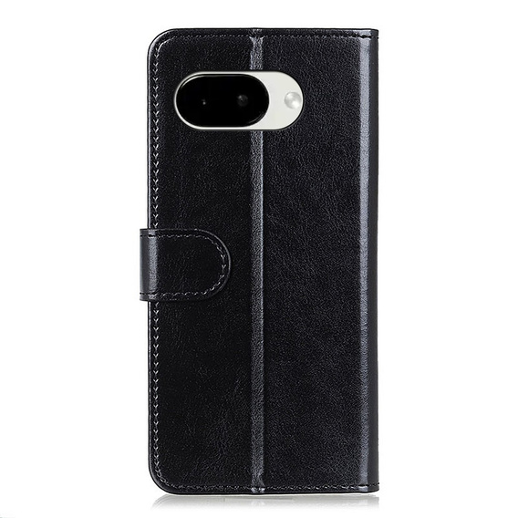 Crazy Horse Wallet flip case for Google Pixel 10a, black