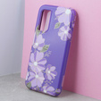 Case for Samsung Galaxy A14 4G/5G, Suritch Full Body Flowers, purple