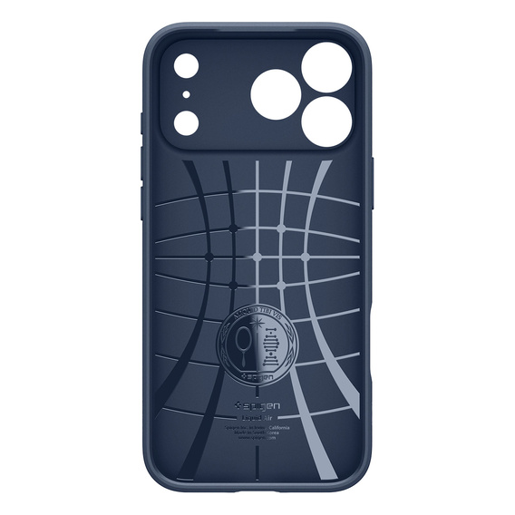 Spigen Liquid Air Case for iPhone 17 Pro, Navy Blue
