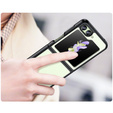 Case for Samsung Galaxy Z Flip 5 5G, Fusion Hybrid, transparent / black