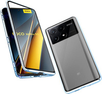 1 x Case for Xiaomi Poco F6 Pro, Frame Case, blue