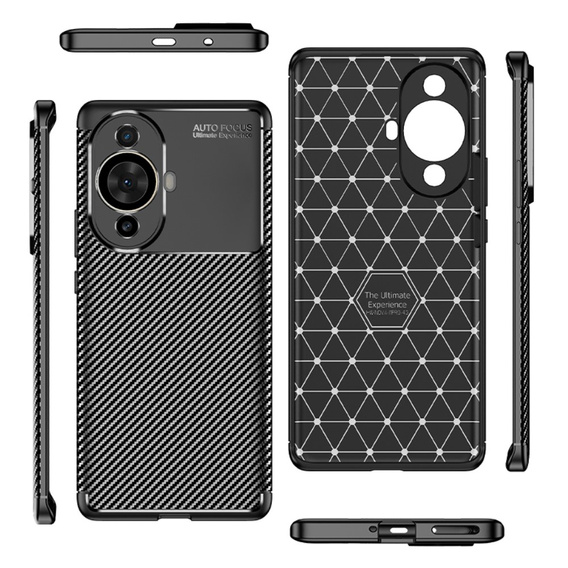 Case for Huawei Nova 11 Pro, Carbon Gel, black