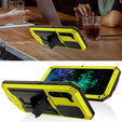 Armored case for Samsung Galaxy S23 Plus, R-JUST CamShield Slide, yellow