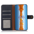 KHAZNEH RFID case for Xiaomi Poco F6 Pro, Litchi Texture, blue