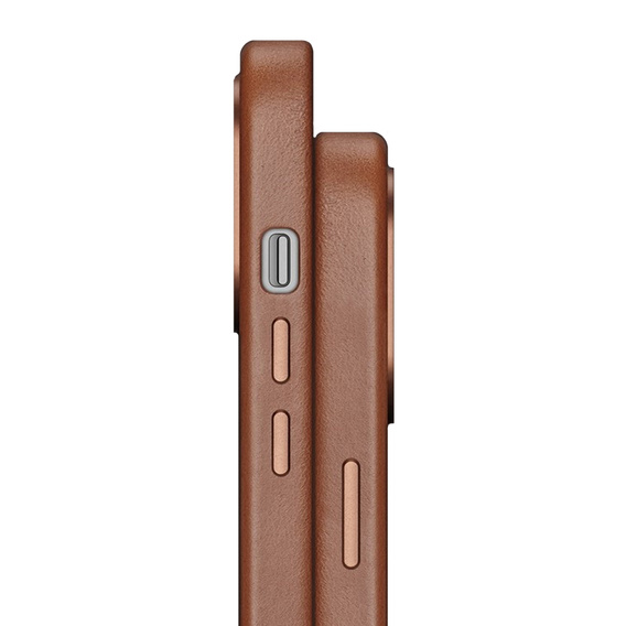 Case for iPhone 14, Dux Ducis Max Naples, brown