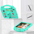Children's case for Samsung Galaxy Tab S6 Lite 10.4 2020/2022 / Tab A7 2020 T500 / T505 / Tab S6 T860/T865, Cute Patterns, with stand, green