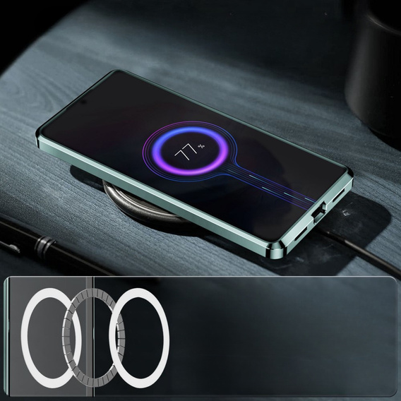 Camera Protection Case for Samsung Galaxy S20 FE, CamShield MagSafe, transparent / green