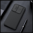 NILLKIN Case for Samsung Galaxy A55 5G, Silicone CamShield Case for MagSafe, black