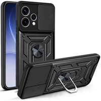 CamShield Slide armoured case with camera cover and ring for Oppo Reno 15, black