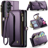 CASEME RFID Leather Wallet Case for Samsung Galaxy S26, purple