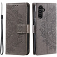 Flip case for Samsung Galaxy S23 FE, Mandala, grey