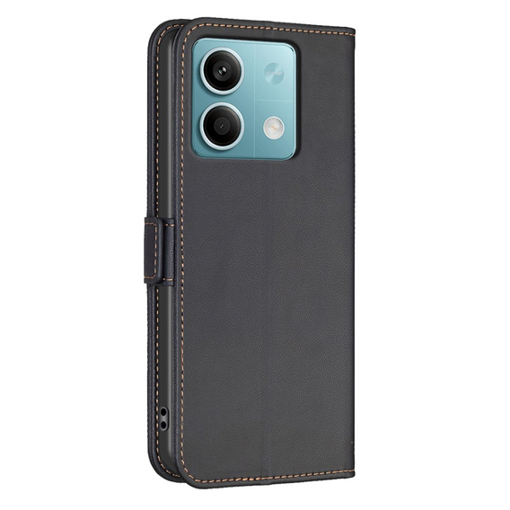 Flip case for Xiaomi Redmi Note 13 5G, BINFEN Wallet, black