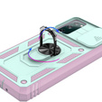 Case for Samsung Galaxy S20 FE, CamShield Slide, green/pink