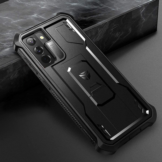 Armored case for Samsung Galaxy S21, Dexnor Full Body, black