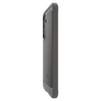 Spigen case for Samsung Galaxy S25, Rugged Armor MagSafe, grey + Tempered Glass 9H