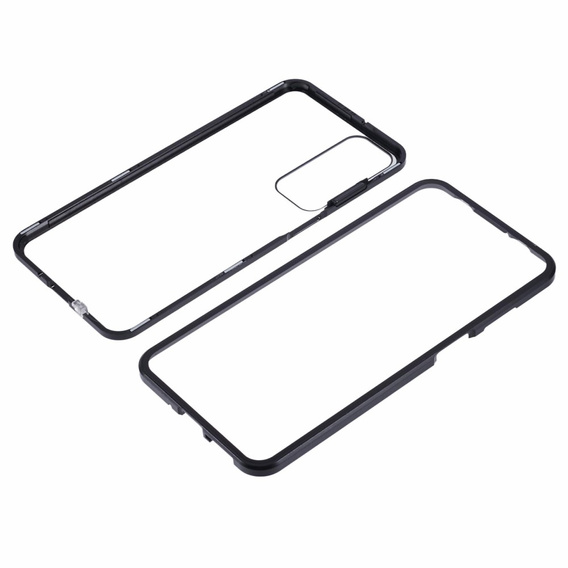 Case for Samsung Galaxy A16, Magnetic Dual Glass, black