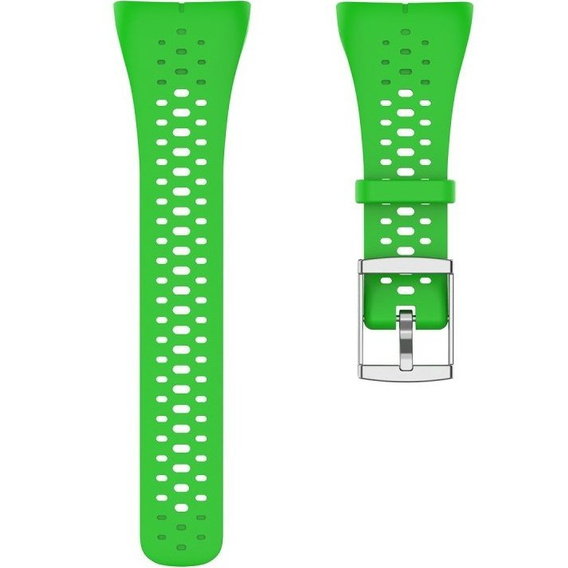 Silicone strap for Polar M400/M430, green