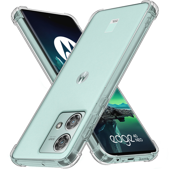 Case for Motorola Edge 40 Neo, Dropproof, transparent