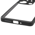 Case for Xiaomi Redmi Note 13 Pro 4G / Xiaomi Redmi Note 14S / Xiaomi Poco M6 Pro 4G, Fusion Hybrid, with camera protection, transparent / black