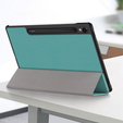 Case for Samsung Galaxy Tab S9, Smartcase with stylus space, green