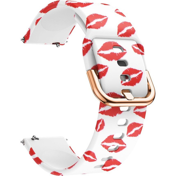 Silicone Strap for Samsung Galaxy Watch Active 20mm, Butterfly