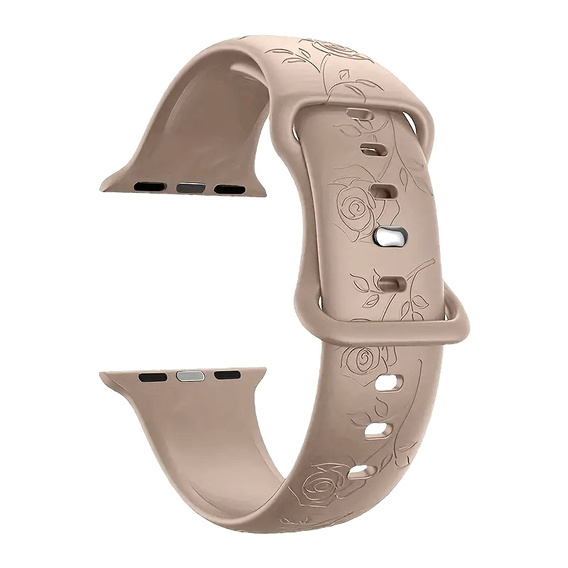 Silicone Strap for Apple Watch 1/2/3/4/5/6/7/8/9/SE 38/40/41/mm.