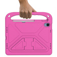 Children's case for iPad 11" 2025 A16 (11 gen.) / iPad 10.9" 2022 (10 gen.), with handle, pink