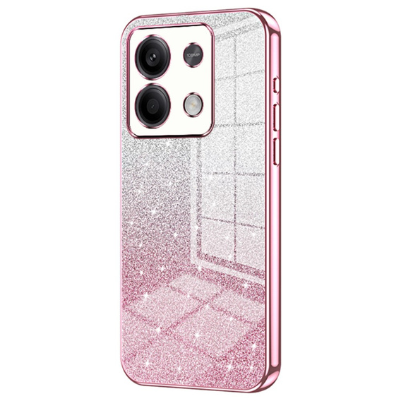 Case for Xiaomi Redmi Note 13 5G, Glitter Case CamShield, pink