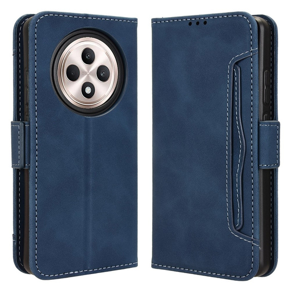 Flip case for Oppo Reno 12FS / 12F, Card Slot, dark blue
