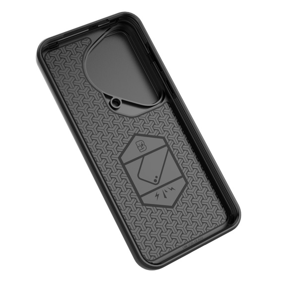 Case for Huawei Pura 70 Ultra, KickStand Camera Lens, black