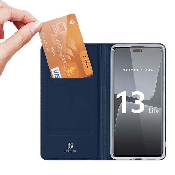 Dux Ducis Case for Xiaomi 13 Lite, Skinpro, dark blue
