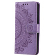 Flip case for Samsung Galaxy A55 5G, Mandala Flower, green